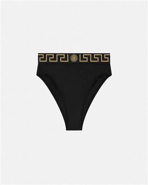 versace swim set|Versace greca bikini bottoms.